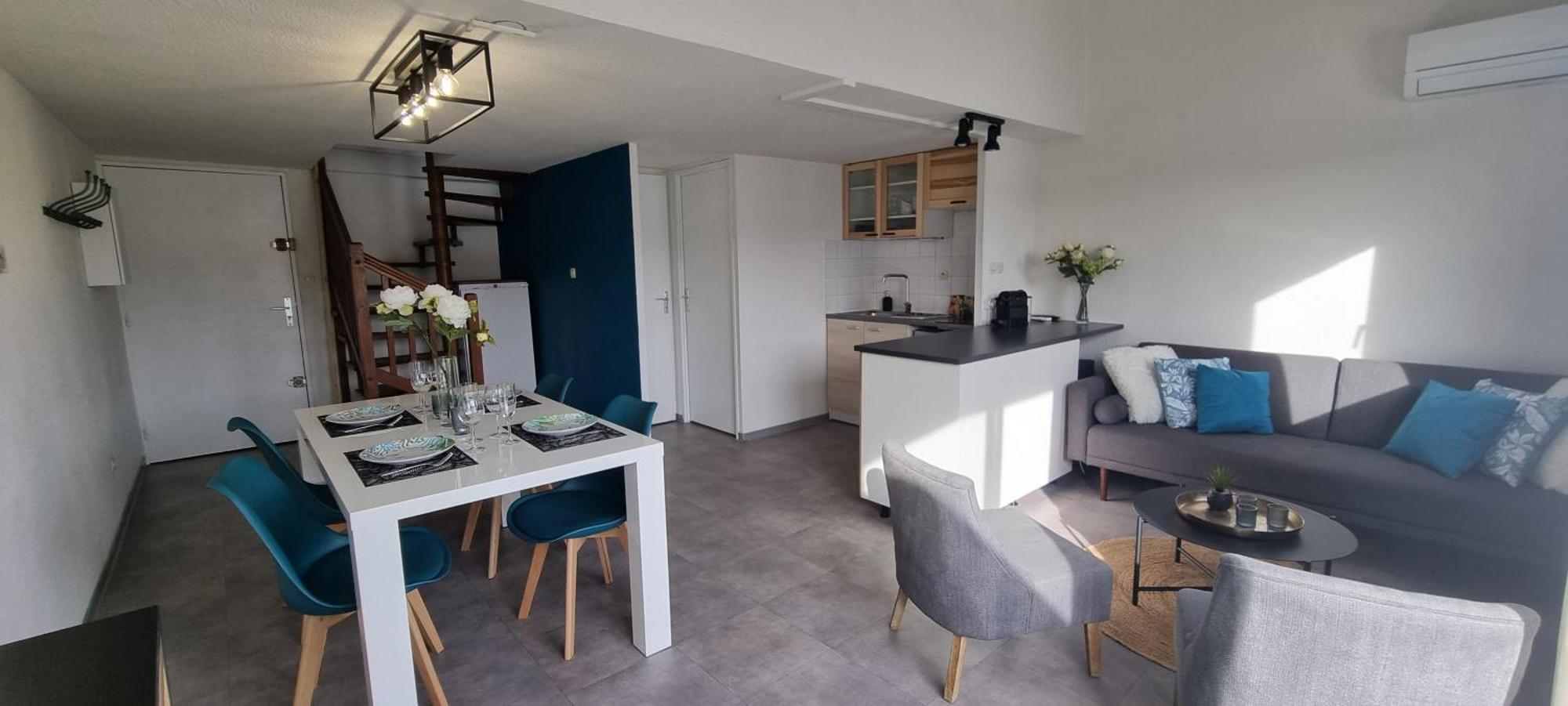 세테 L'Ophelia Duplex Dernier Etage Balcon Centre Climatisation 아파트 외부 사진